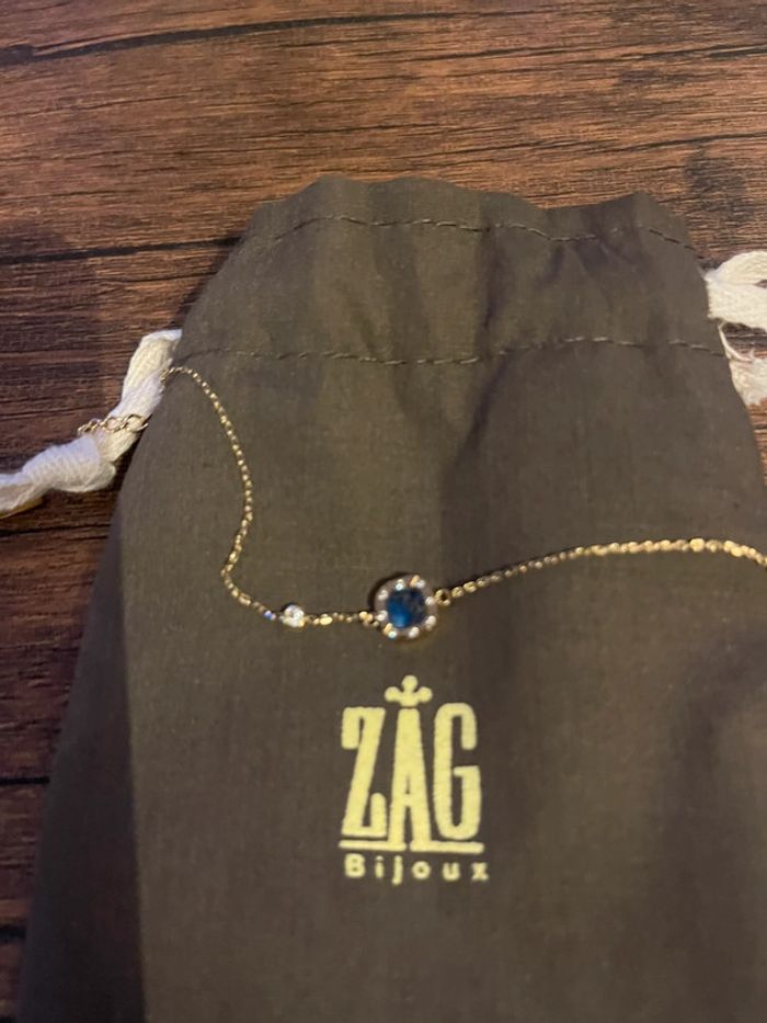 Bracelet Zag doré neuf - photo numéro 7