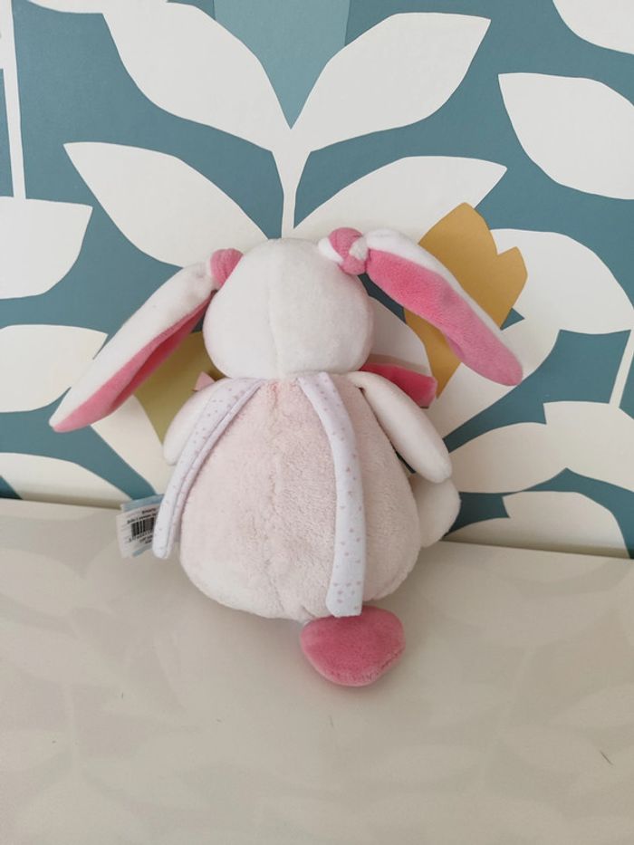 Peluche lapin musicale baby nat - photo numéro 3