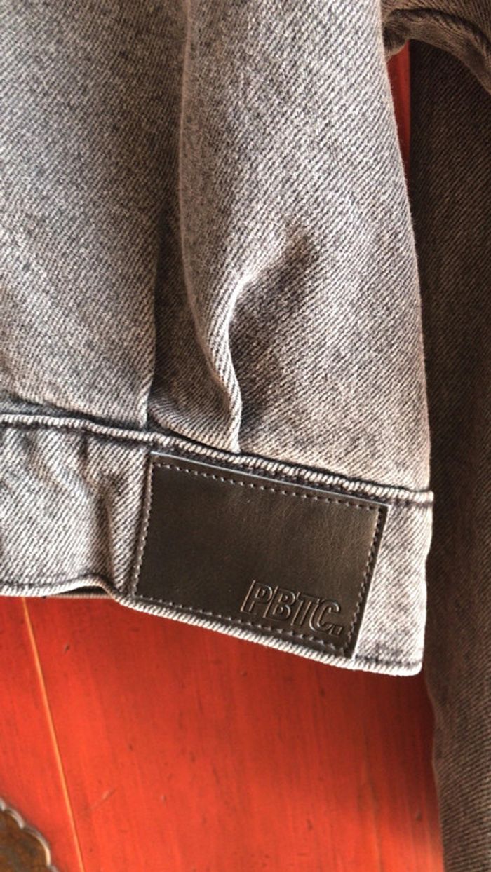 Pull&Bear veste en jean taille xs gris anthracite - photo numéro 5