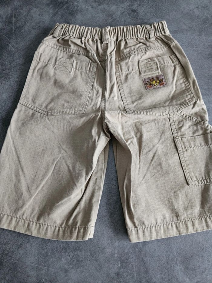 Bermuda cargo garçon - Taille 6 ans (114cm) - Disney Le Roi Lion - Beige feldspath - photo numéro 11