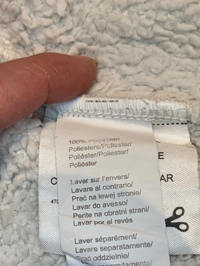 Veste zipée blanche Tissaia 5 ans - photo numéro 5