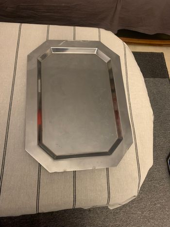 Plateau en inox  40/29 + autre