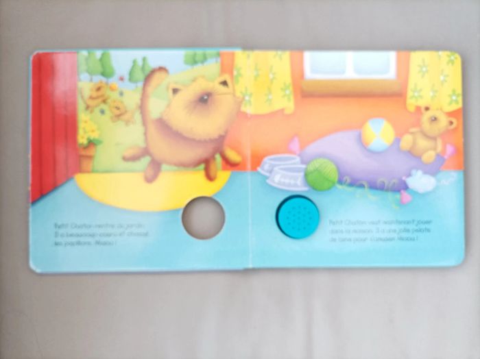 Joli livre cartonné sonore "Miaou !" - photo numéro 2