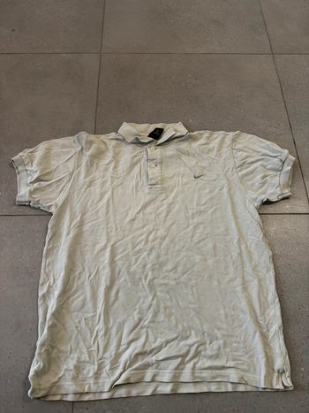 Polo beige Nike, taille L, très bon état