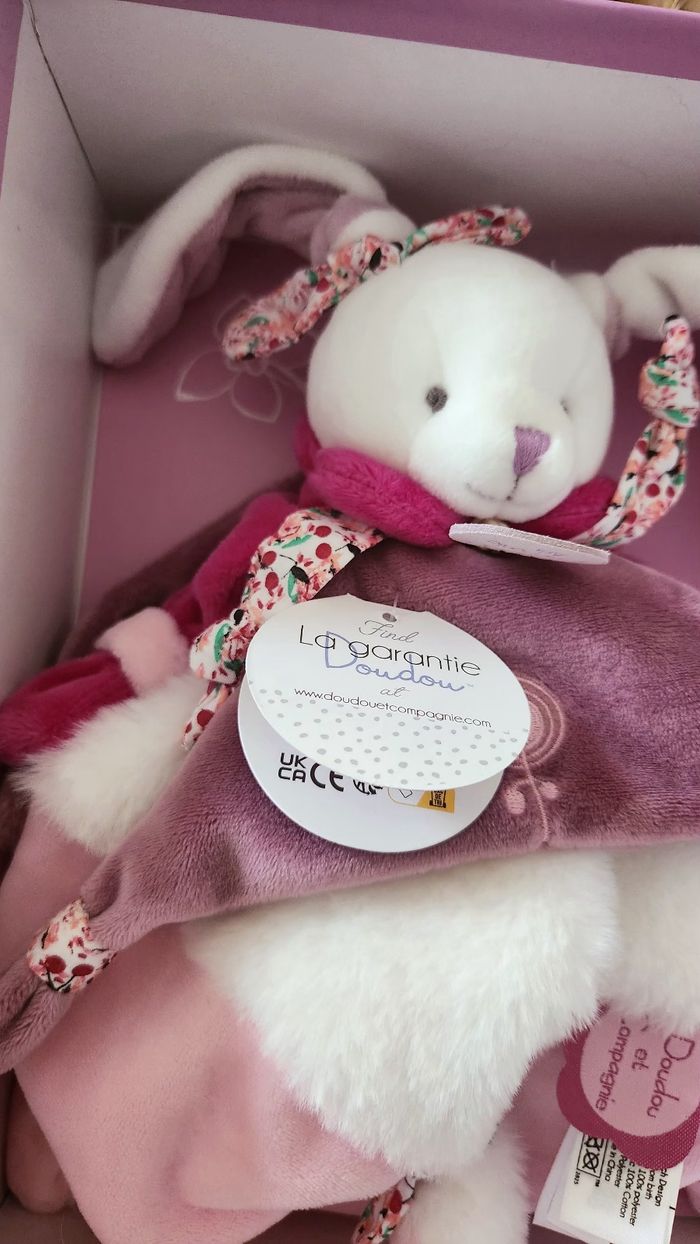 Doudou Lange Lapin Doudou et Compagnie Neuf - photo numéro 3