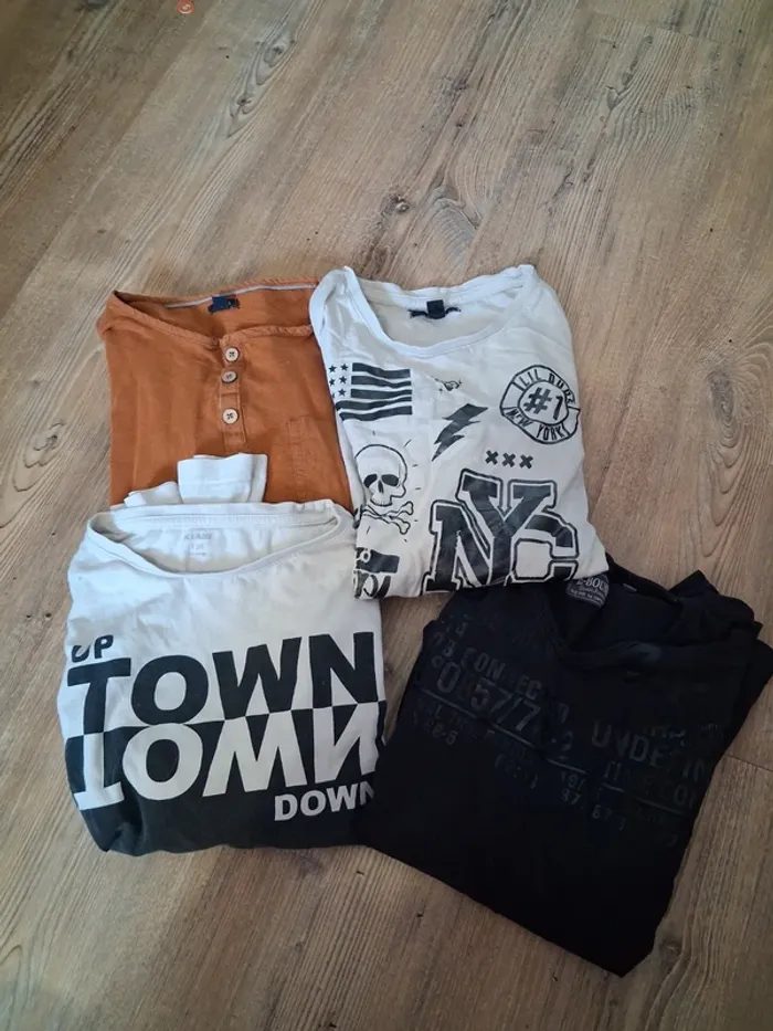 Lot de 4 t-shirts garçon Kiabi Taille 12 ans