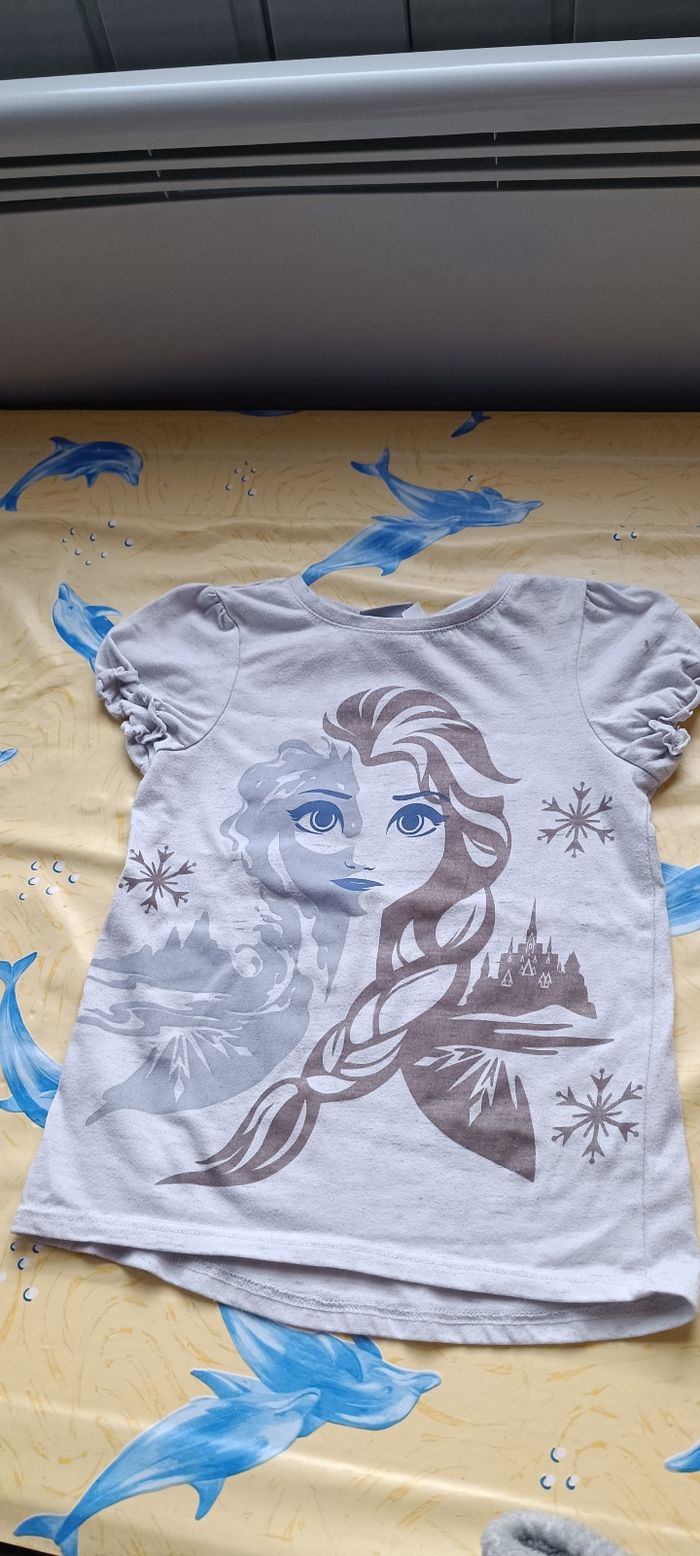 T-shirt la reine des neiges 110 116 elsa