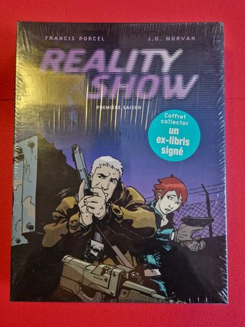 Coffret 3 bd reality show 1 à 3 avec ex libris