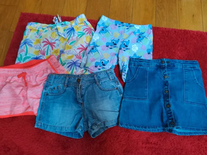 Lot short jupe