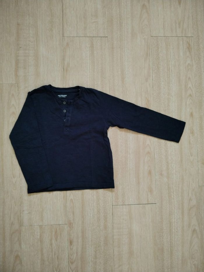 Lot 4 t-shirt manches longues unis 2 ans - photo numéro 6