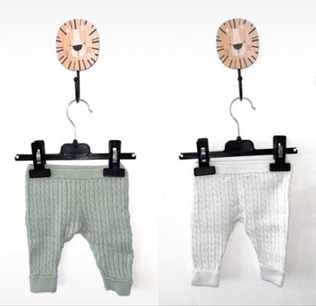 Lot 2 leggings taille 1 mois Gemo