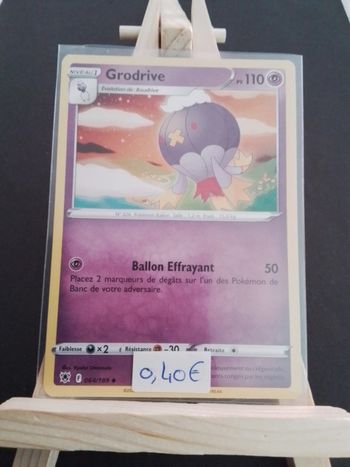 Carte Pokémon Grodrive 64/189