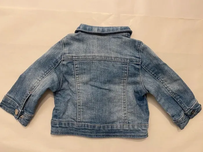Veste jean fille 3 mois Tissaia - photo numéro 2