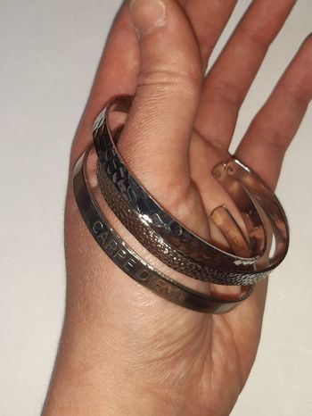 Bracelets argentés