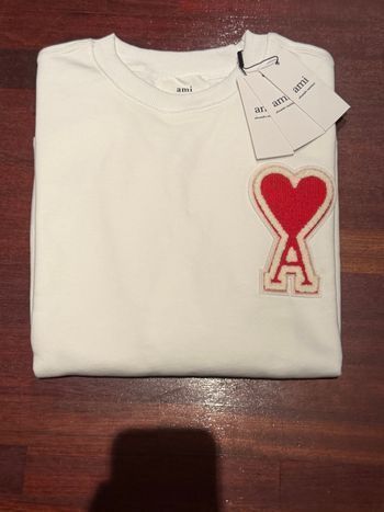 Sweatshirt AMI Paris blanc taille M 