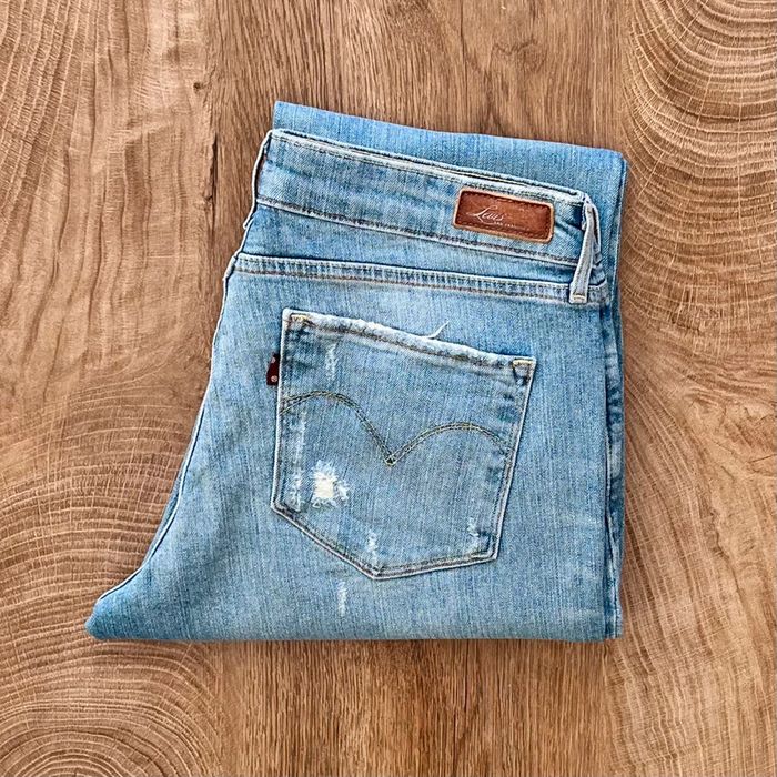 Jean/pantalon bleu clair Levi's San Francisco pour femme, taille W 29 (38 taille française)