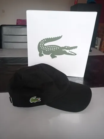 Casquette Lacoste noir