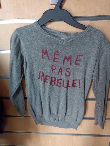 Pull gris 3 ans