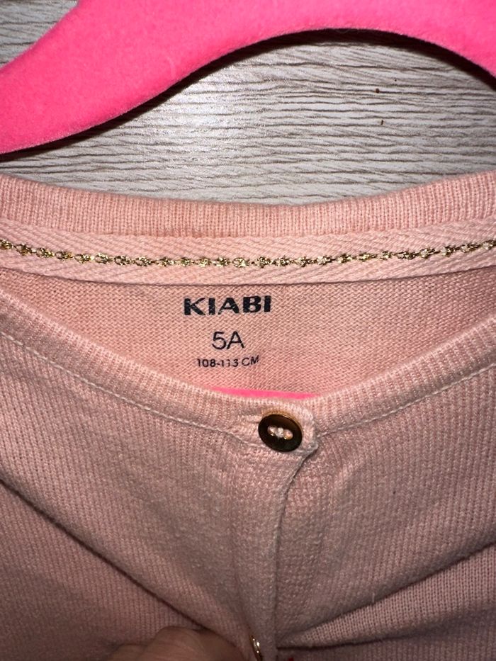 Cardigan rose KIABI – Taille 5 ans (108–113 cm) - photo numéro 2
