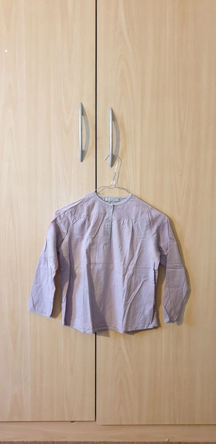 Neuve: Blouse chemise zadig&voltaire taille 10 ans - photo numéro 3