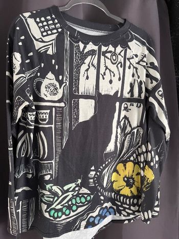 Blouse motif chat