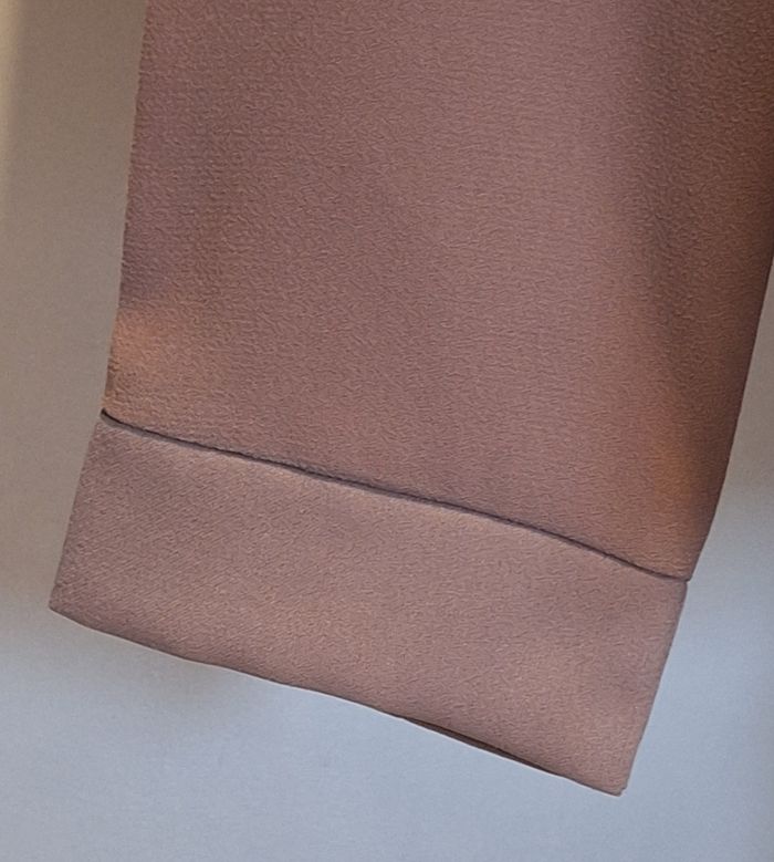 Blouse fluide couleur vieux rose unie - photo numéro 3