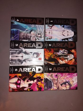 6 premier tome manga area d