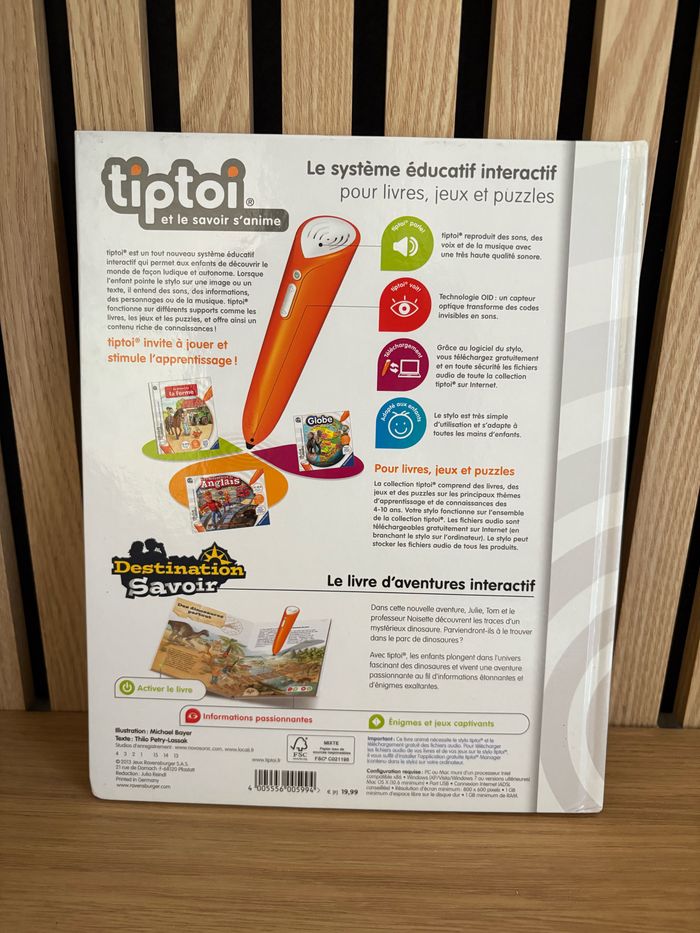 Tiptoi destination savoir les dinosaures - photo numéro 2