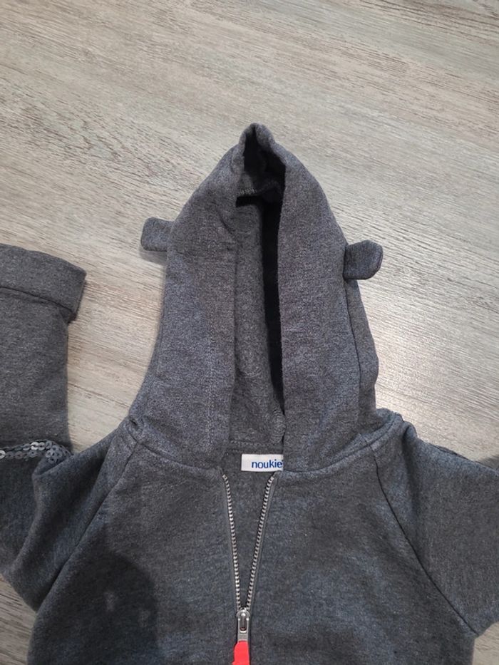 Veste à capuche grise chaude - photo numéro 2