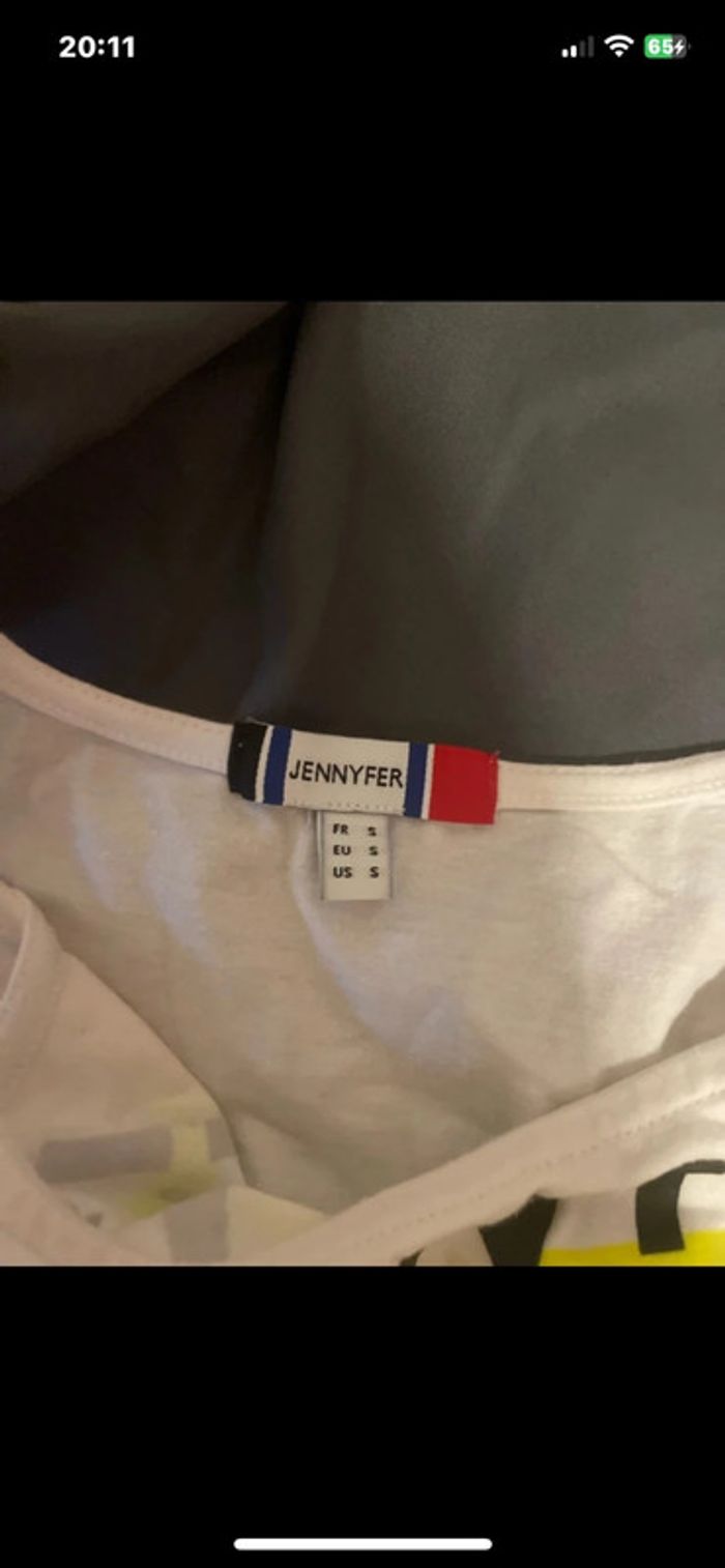 Body Jennyfer blanc imprimé i’m extra – style tendance et confort - photo numéro 3
