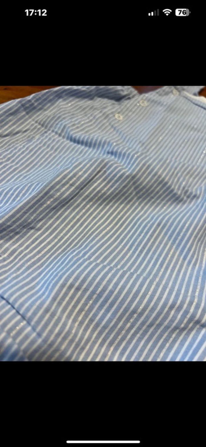 Salopette petit bateau fille 12 mois - photo numéro 5