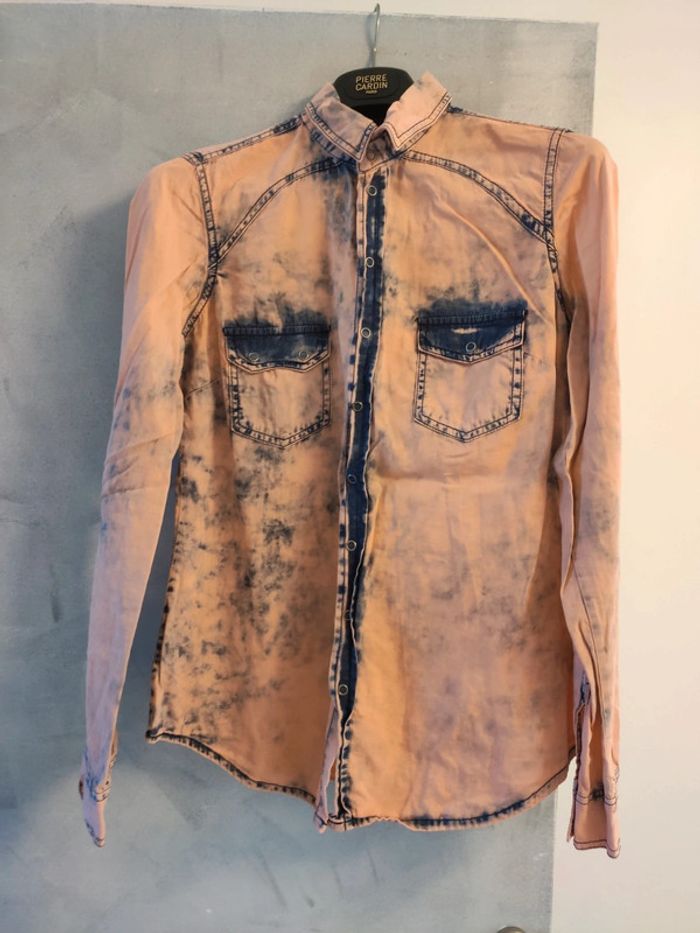 Chemise Pimkie taille S rose bleue