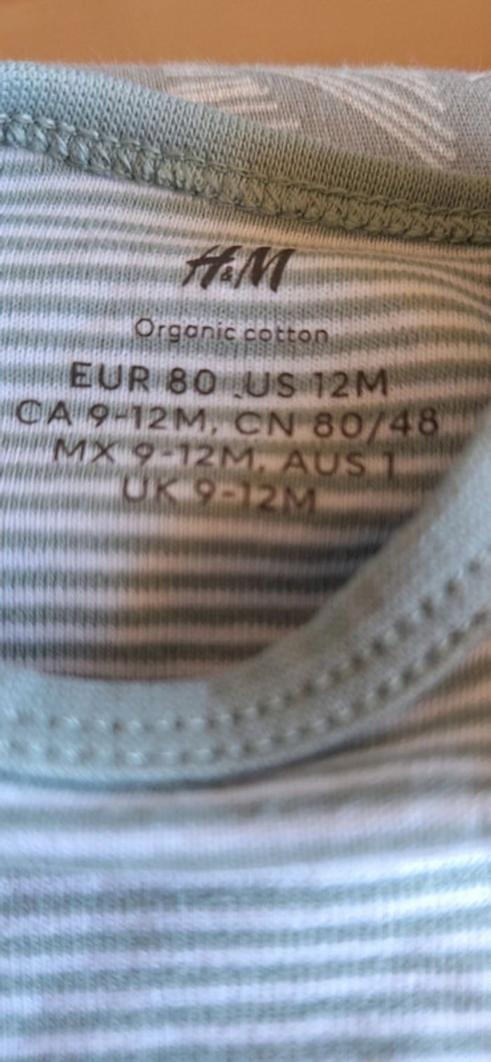 Lot dissociable H&M 12m 80cm - photo numéro 7