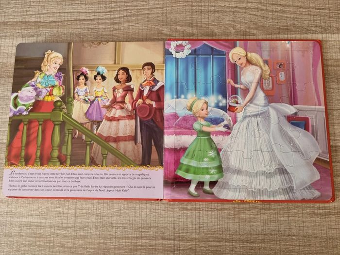 Livre puzzle Barbie et la magie de Noël - photo numéro 9