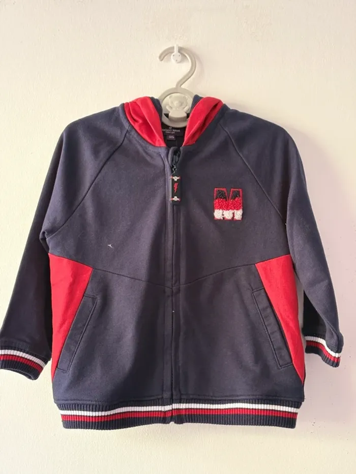 Sweat zippe Sergent major 3 ans neuf avec étiquette