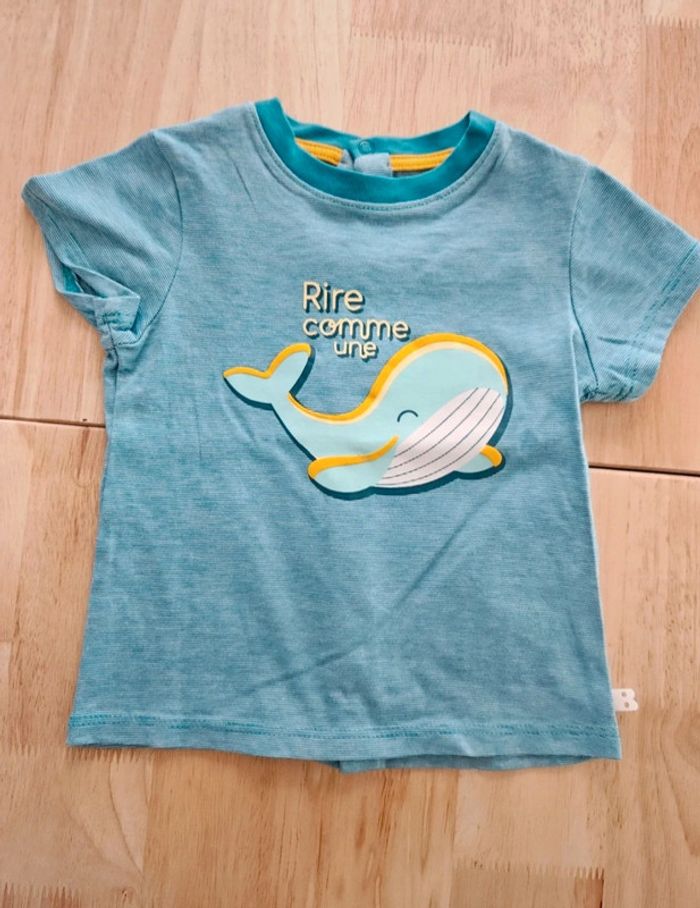 Lot de 5 T-shirts 6/9 mois - photo numéro 5
