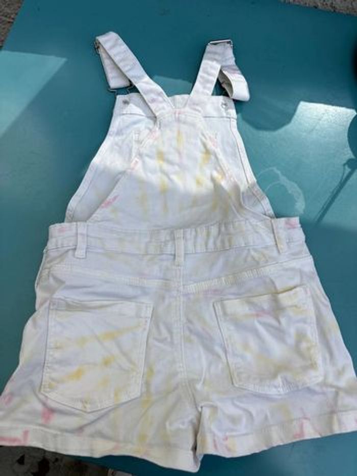 Salopette en jeans 7-8 ans - photo numéro 2