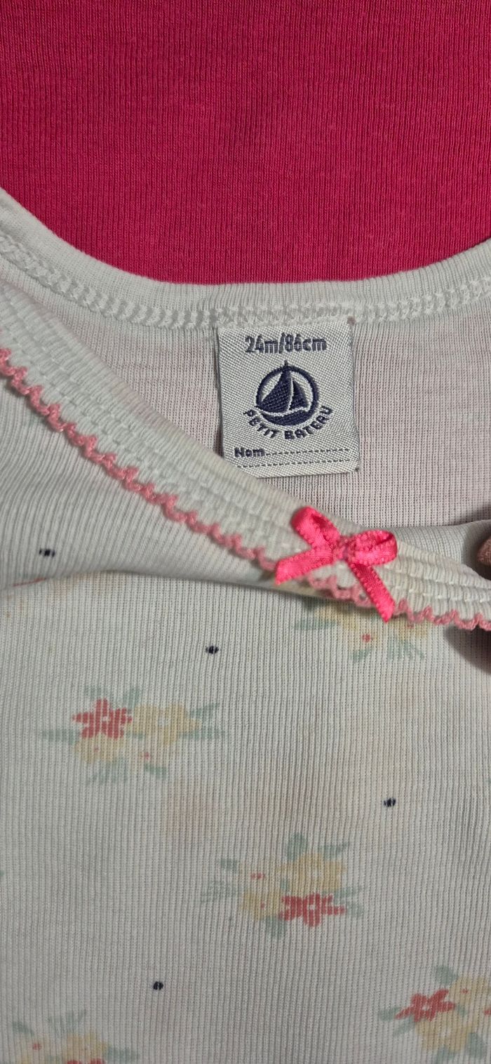 Lot bodies Petit Bateau 24 mois 🌸 - photo numéro 3