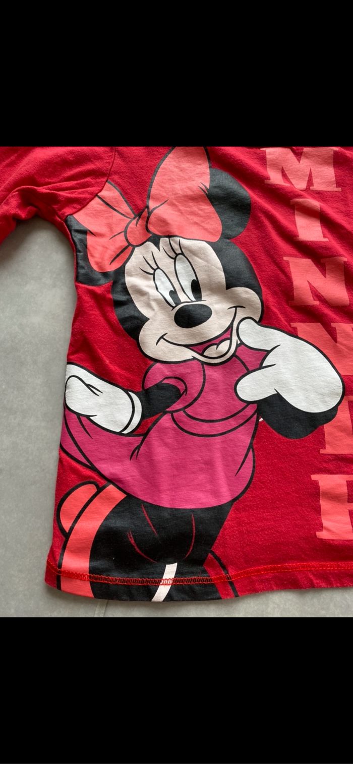 Tee shirt manches longues Minnie Disney 6 ans - photo numéro 4