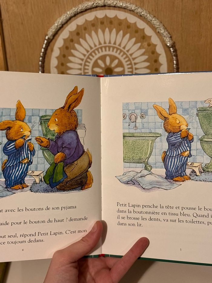 Livre petit lapin le pipi au lit - photo numéro 3