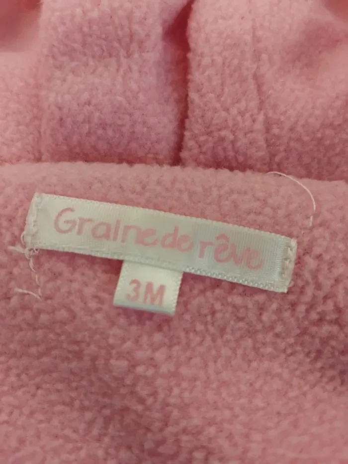 Graine de rêve doudoune fille 3mois - photo numéro 4