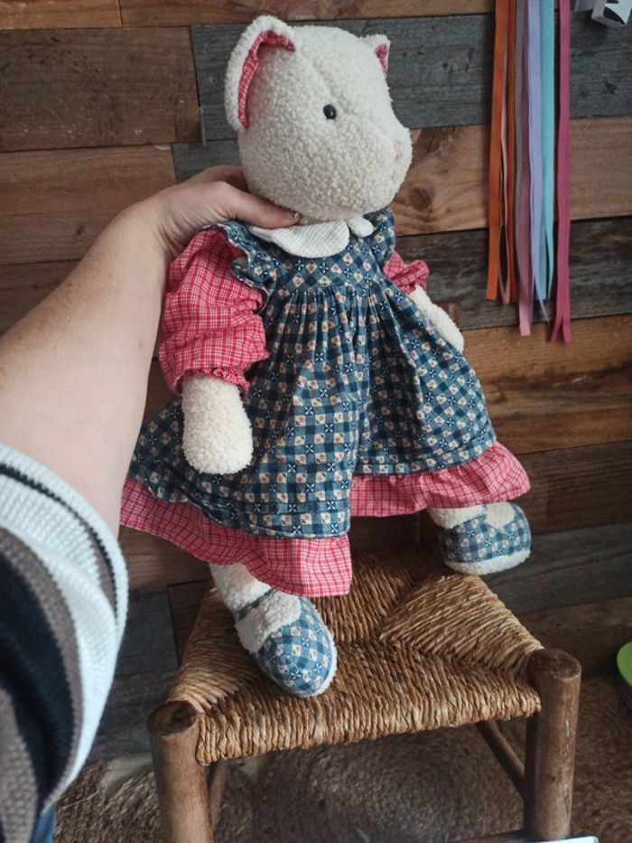 Peluche ours vintage moulin Roty tbe - photo numéro 7