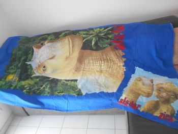 Housse de couette dinosaures et sa taie d'oreiller (Disney)