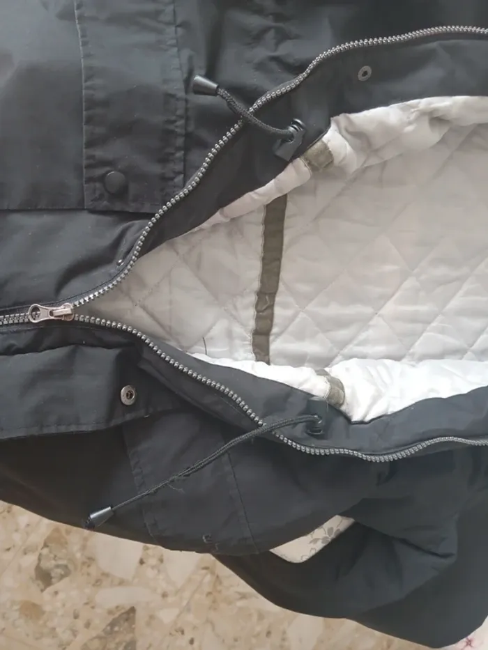 Manteau mi long noir t xl - photo numéro 8