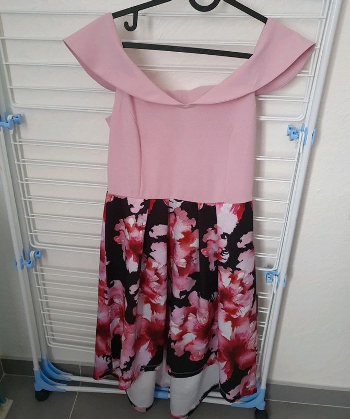 Robe cérémonie fleurs - photo numéro 2