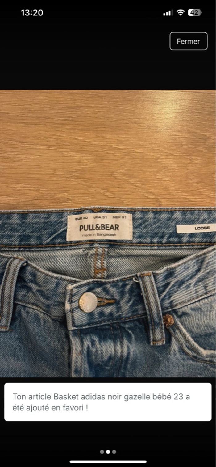 Jeans bleu pull&bear 40 - photo numéro 3