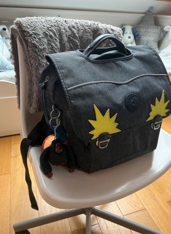 Cartable Kipling Glitter Blue - photo numéro 5