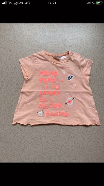 T-shirt Zara 2 - 3 ans