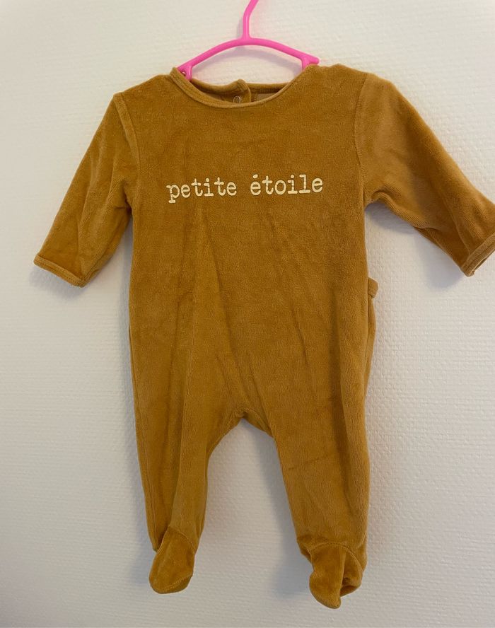 Pyjama chaud étoile taille 3 mois