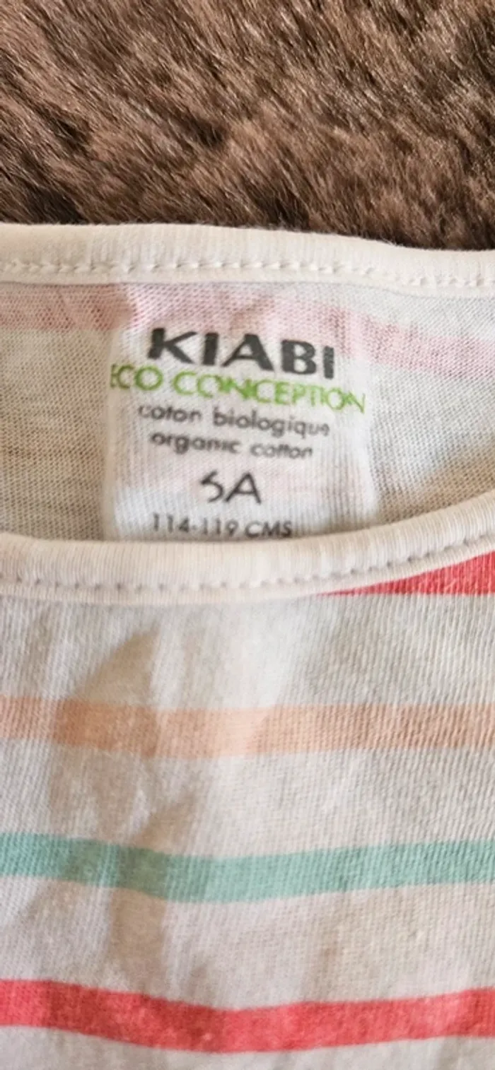 Ensemble short et t-shirt 6 ans fille - photo numéro 3